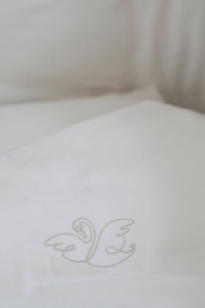Baby Bedding Swan - Light Sand