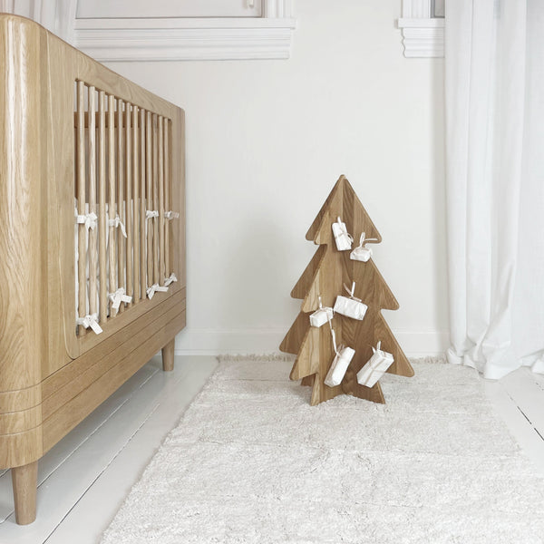 Christmas Tree - Oak/Brass