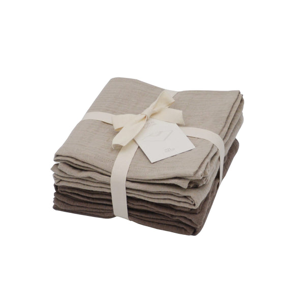 Muslin - 4-pack - Clay / Earth