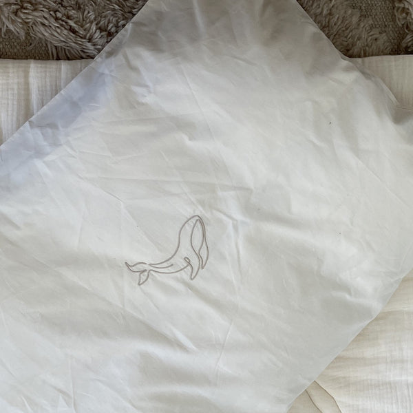 Junior Bedding Whale - Oat