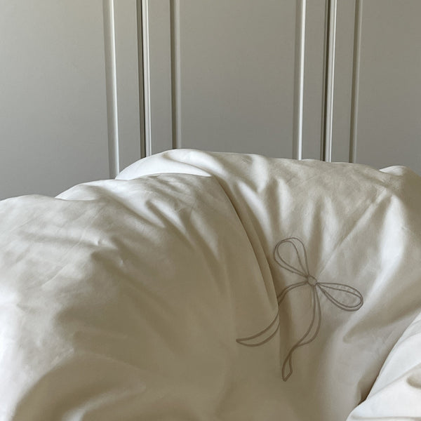 Junior Bedding Bow - Oat